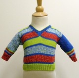 A40-child-v-neck-striped-sweater