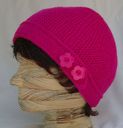 Rachel_beanie_sports_weight_hot_pink_red_heart_side_view_with_buttons_back_thumb